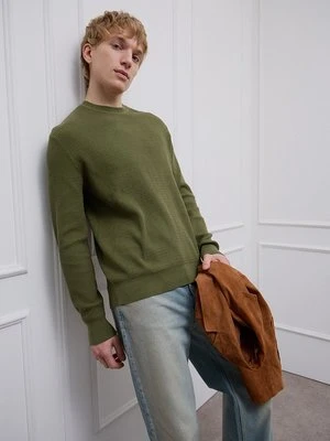 Sweter Calvin Klein zielony