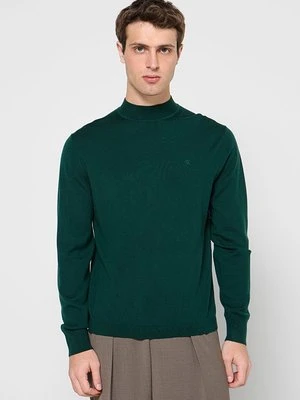 Sweter Calvin Klein zielony