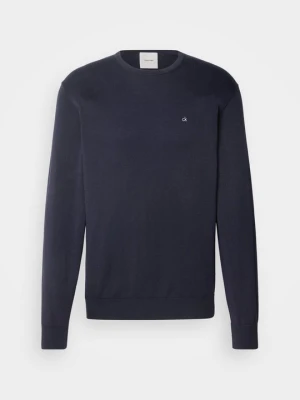 Sweter Calvin Klein granatowy