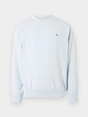 Sweter Calvin Klein Jeans jasnoniebieski