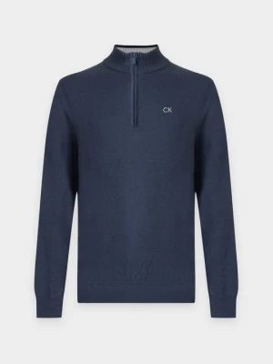 Sweter Calvin Klein niebieski