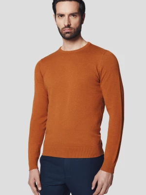 Sweter Camelowy Bawełniany Simen Lancerto