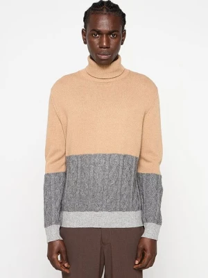 Sweter Camicissima piaskowy