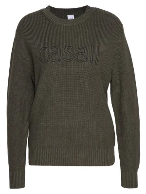 Sweter CASALL ciemnozielony