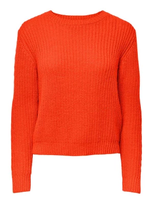 Pieces Sweter "Cassandra" w kolorze czerwonym rozmiar: XL
