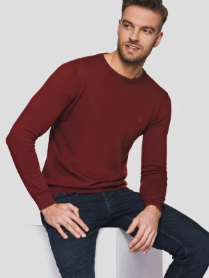 Sweter Ceglasty Bawełniany Remy Lancerto