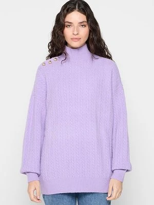 Sweter Chiara Ferragni fioletowy