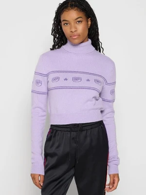 Sweter Chiara Ferragni liliowy