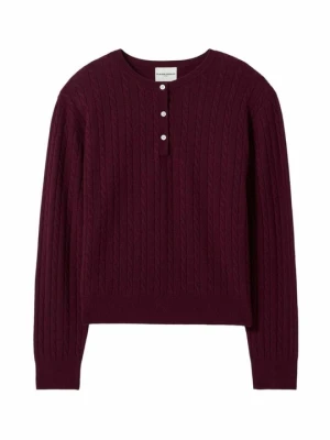 Sweter CLAUDIE PIERLOT bordowy