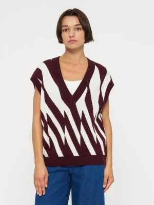 Sweter Closed ciemnoczerwony