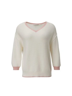 Sweter Comma Casual Identity biały