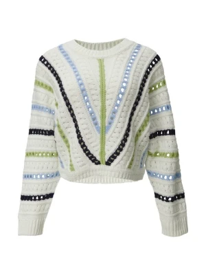 Sweter Comma Casual Identity biały