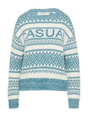 Sweter Comma Casual Identity jasnoniebieski