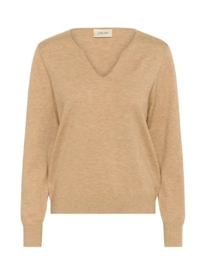 Sweter Cream brązowy