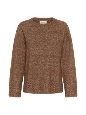 Sweter Cream brązowy