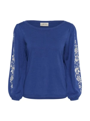 Sweter Cream niebieski
