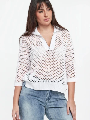 Sweter damski ażurowy JOSEPH RIBKOFF