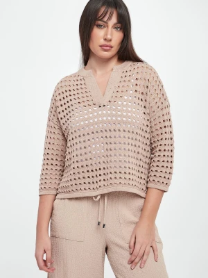 Sweter damski ażurowy JOSEPH RIBKOFF