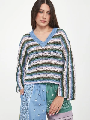 Sweter damski ażurowy lniany Epica WEEKEND MAX MARA