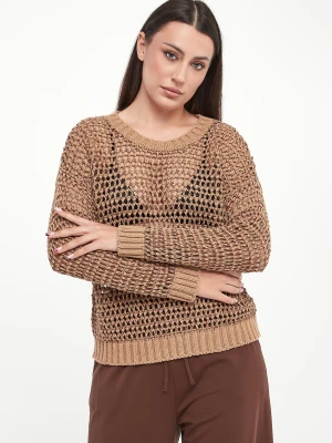 Sweter damski ażurowy lniany Onirica WEEKEND MAX MARA