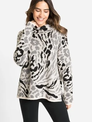 Sweter damski Cora we wzory - Festive Spirit Olsen