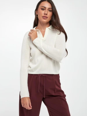 Sweter damski dziewicza wełna z kaszmirem Moxa MM