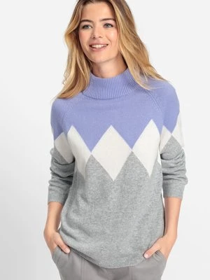 Sweter damski Henny ze wzorem - Cool Vision Olsen