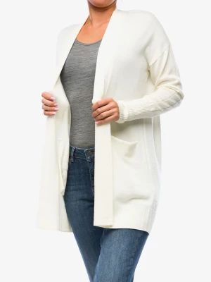 Sweter damski Icebreaker Merino Iseo Long Cardigan Sweater - undyed