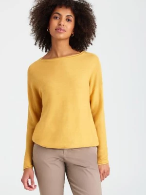 Sweter damski nierozpinany żółty Greenpoint