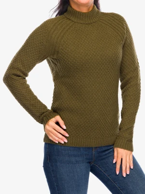 Sweter damski Royal Robbins Westlands Mock Neck - dark olive