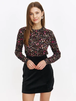 Sweter damski w drobne kwiaty Top Secret