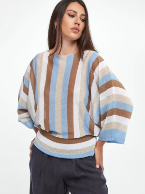Sweter damski w paski SPORTALM