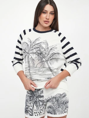 Sweter damski w paski SPORTALM