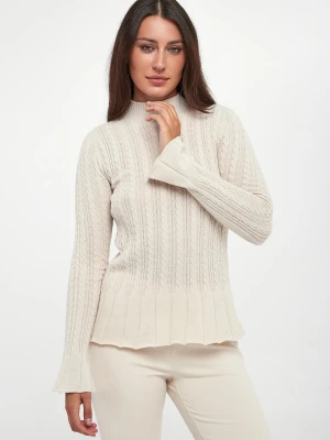 Sweter damski wełniany z baskinką TWINSET Twinset Milano