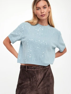 Sweter damski z cekinami Depend MARELLA SPORT