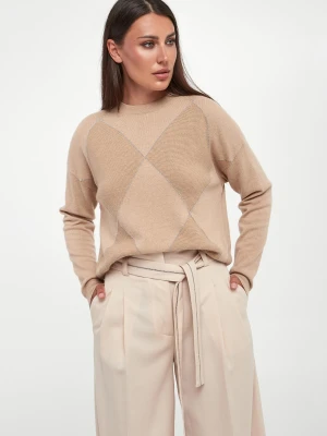 Sweter damski z jedwabiem i kaszmirem PESERICO