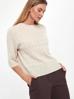 Sweter damski z kaszmirem Franz MARELLA MONOCHROME