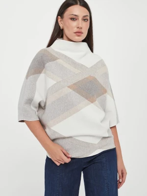 Sweter damski z półgolfem JOSEPH RIBKOFF