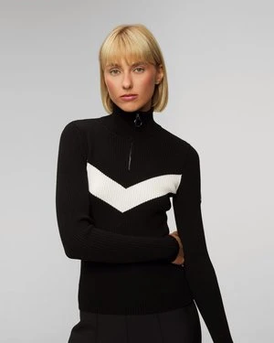 Sweter damski z rozpinanym golfem Fusalp Andromede