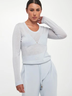 Sweter damski z wełny dziewiczej ELISABETTA FRANCHI