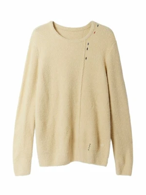 Sweter Desigual beżowy