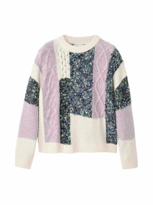 Sweter Desigual beżowy