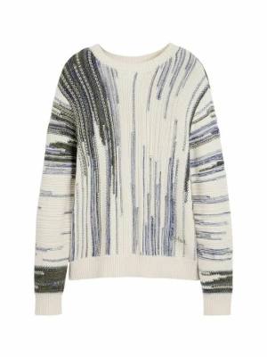Sweter Desigual beżowy