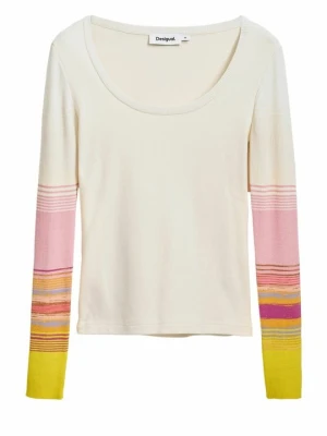 Sweter Desigual biały