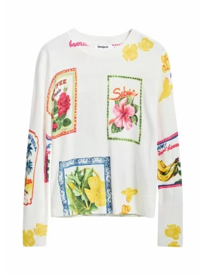 Sweter Desigual szary