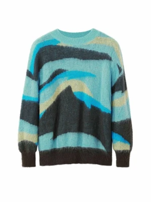 Sweter Desigual zielony
