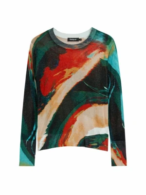 Sweter Desigual zielony