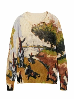 Sweter Desigual zielony