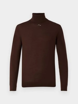 Sweter Diesel brązowy