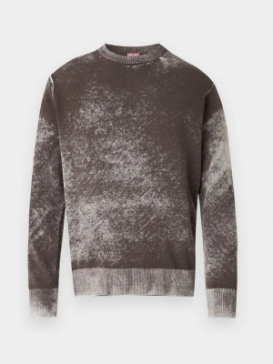 Sweter Diesel brązowy